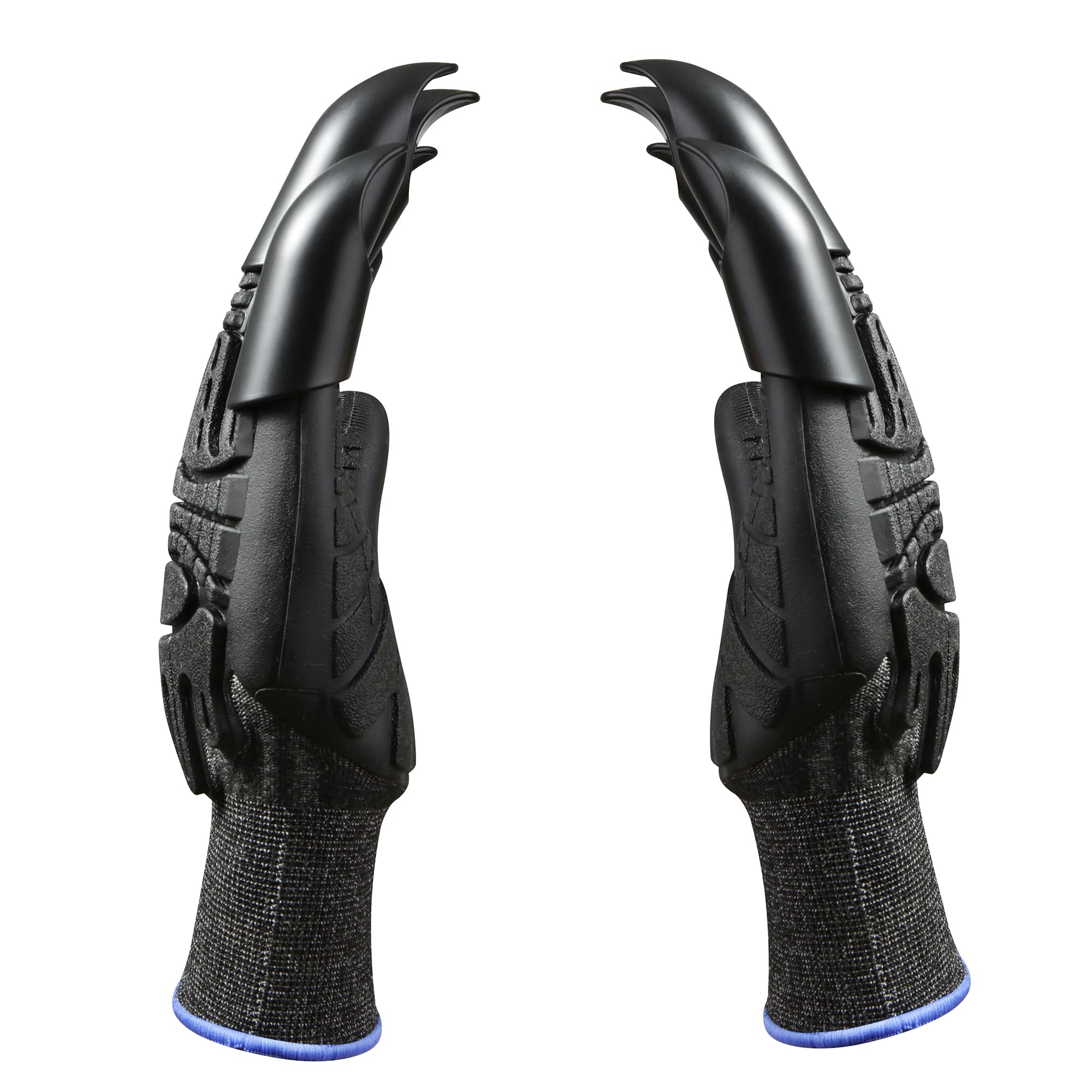 Guantes de jardín con garras para trabajar en campo salvaje, jardinería, guantes seguros para plantar, excavar, coleccionar, color