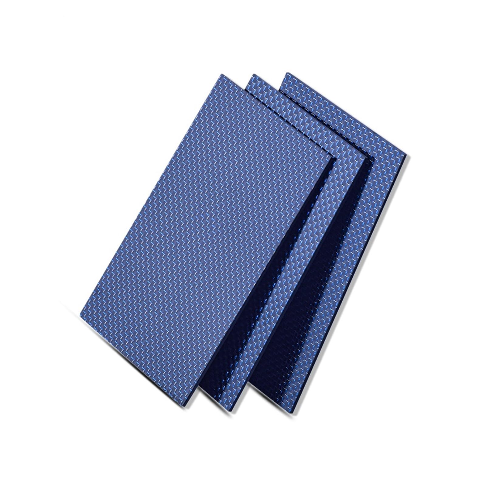 400x500 mm 3k Color Carbon Fiber Board Thickness 0.5 to 2.5 mm Blue and Silver Brushed Surface Smooth/Matte Carbon Fiber Sheet 3k Carbon Fiber(1.0mm Matte)