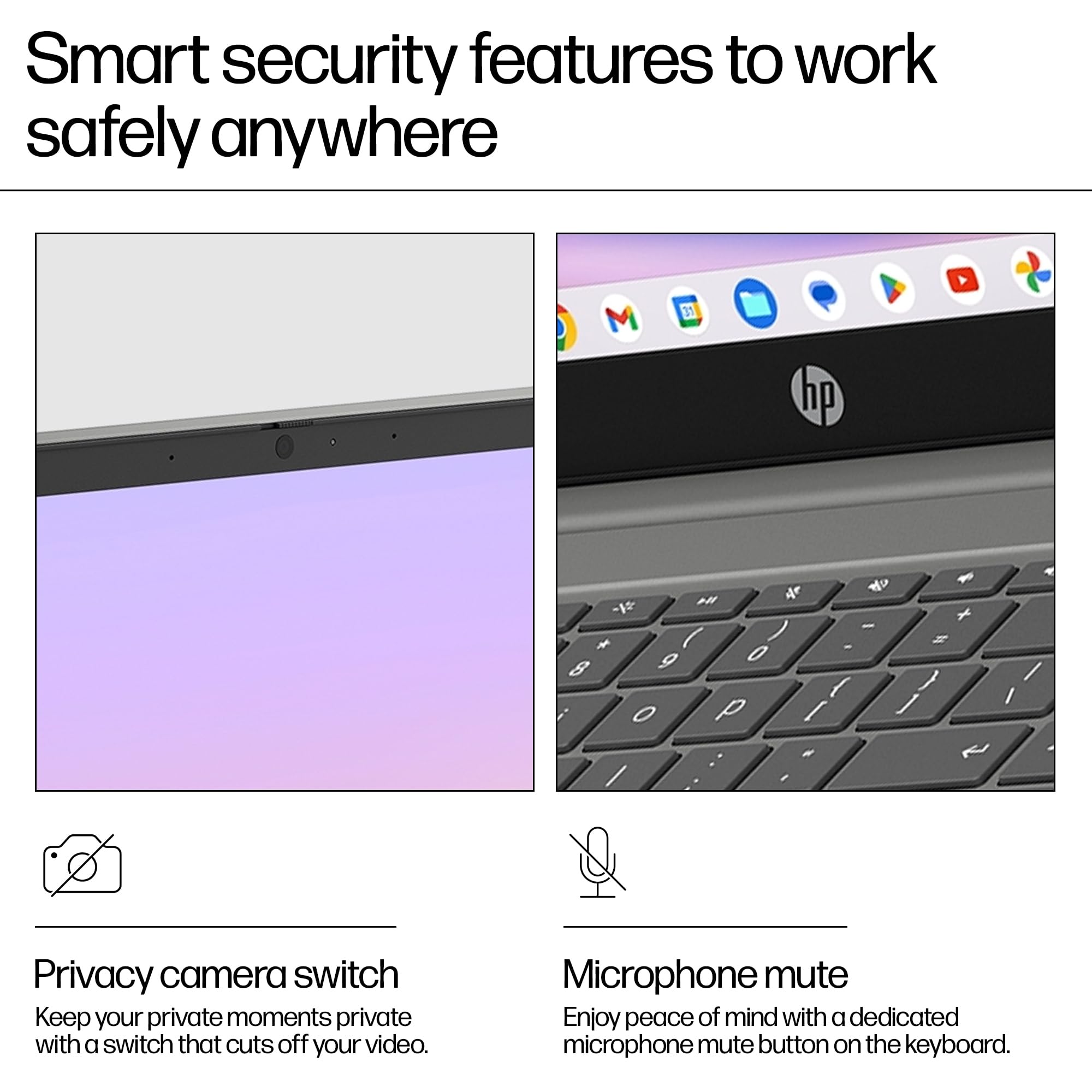HP Chromebook 15.6" | Intel N100 Processor | 4 GB RAM | 128 GB Flash Storage | Intel UHD Graphics | HD Display | Up to 11.5 Hours Battery | Chrome OS | Dual Speakers | Mineral Silver | 15a-nb0005sa — view 11