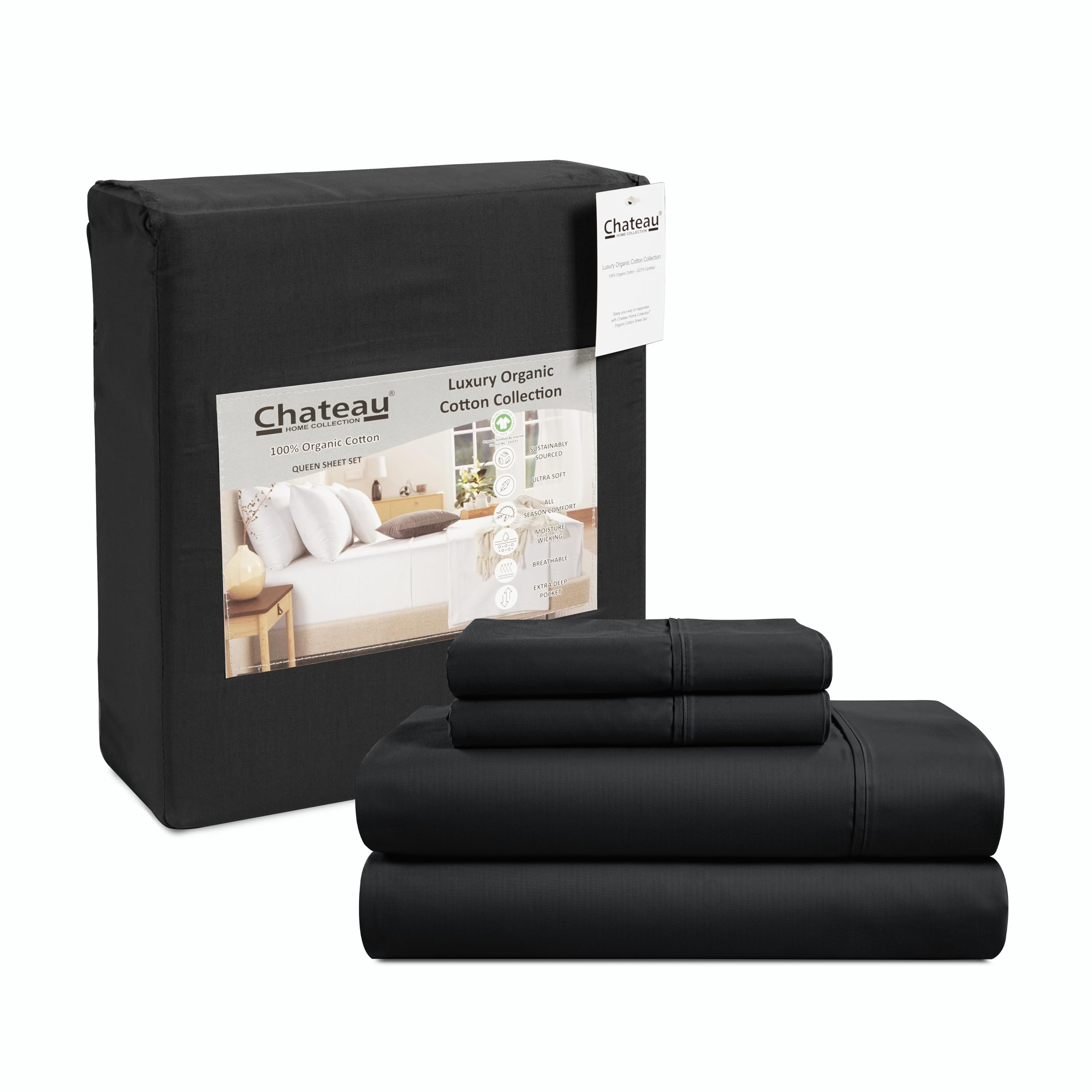 Chateau Home Collection Sábanas King Sábanas King De 800 Y