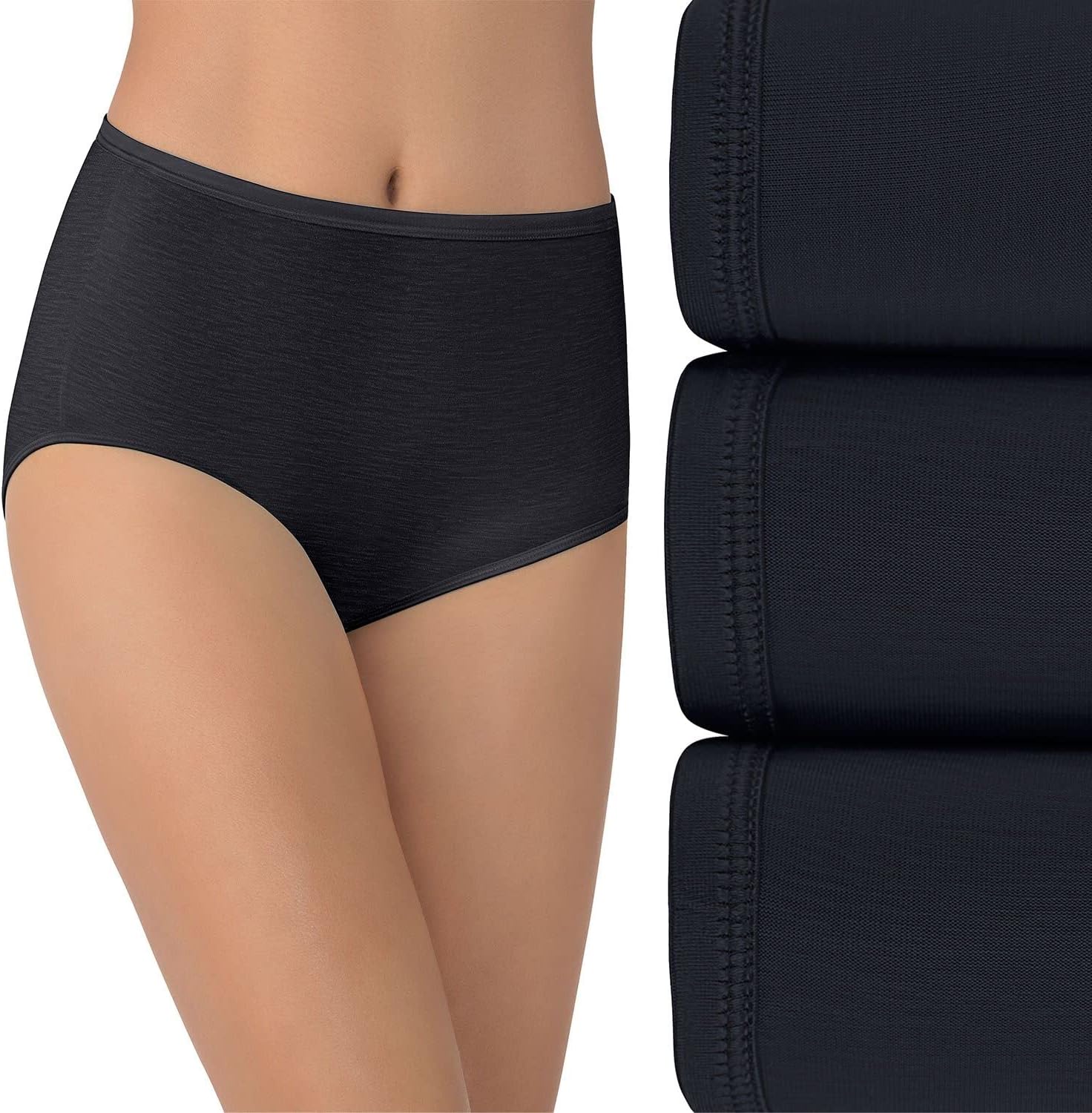 Women's Illumination Brief Panties, Silky Stretch & Satin Trim