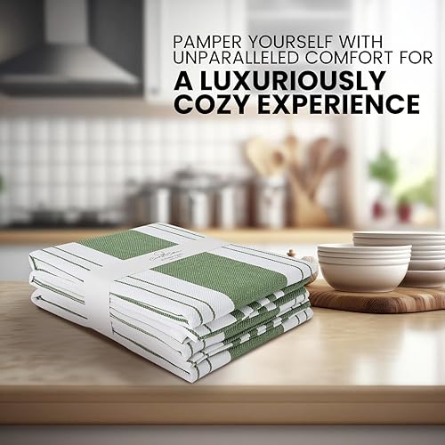 Miniatura 8 de Candy Cottons - Set de 3 trapos de cocina 100% de algodón, clazo pcolgar, plavar y secar platos, se pueden usar como paños de cocina o trapos de