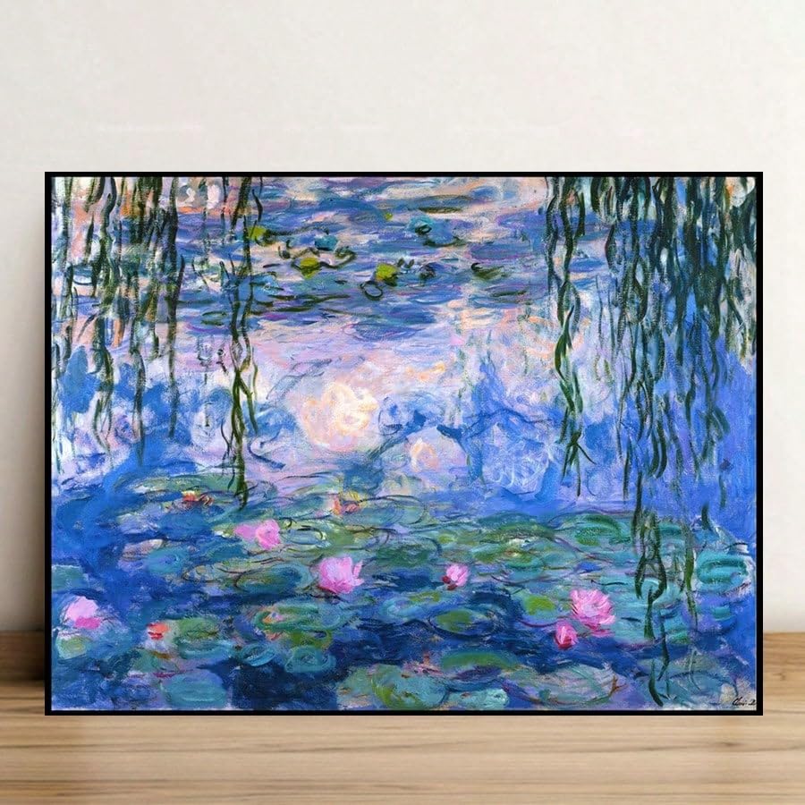 ダイヤモンドアート ロード・モネ ウザ・ウォーター・リリー・ポンド 30X40cm ビーズアート 丸いビーズ モザイクアート キット 人気 DIY 手作り 手芸 プレゼント 装飾テッチ モザイク ホームデコレーション