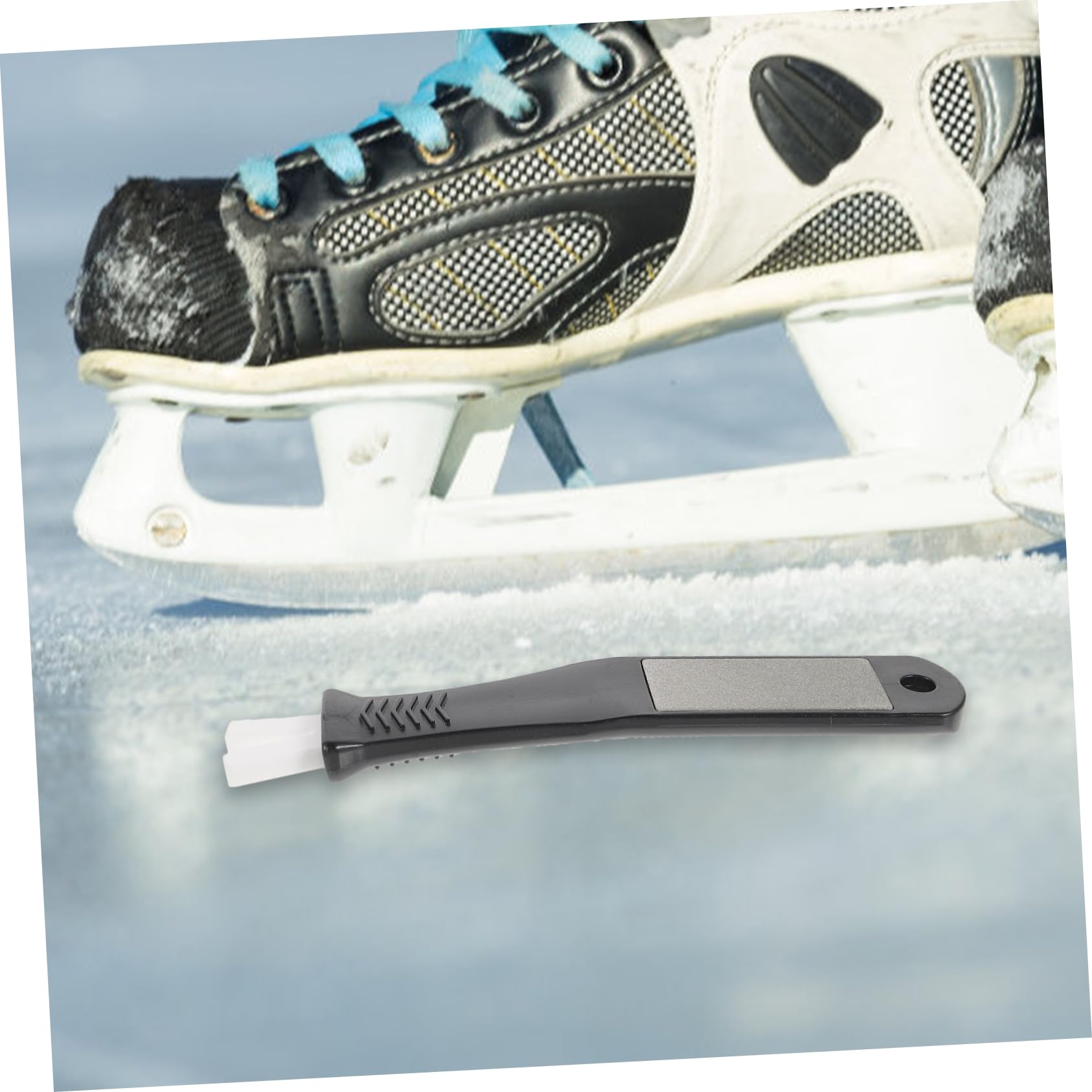 BESPORTBLE aiguiseur affûteur Portable Couvre-toits de Patinage de Patinage Artistique Outil Patins à Glace clé broyeur Fourniture de Patin Accessoire Chaussures de Skate Plastique
