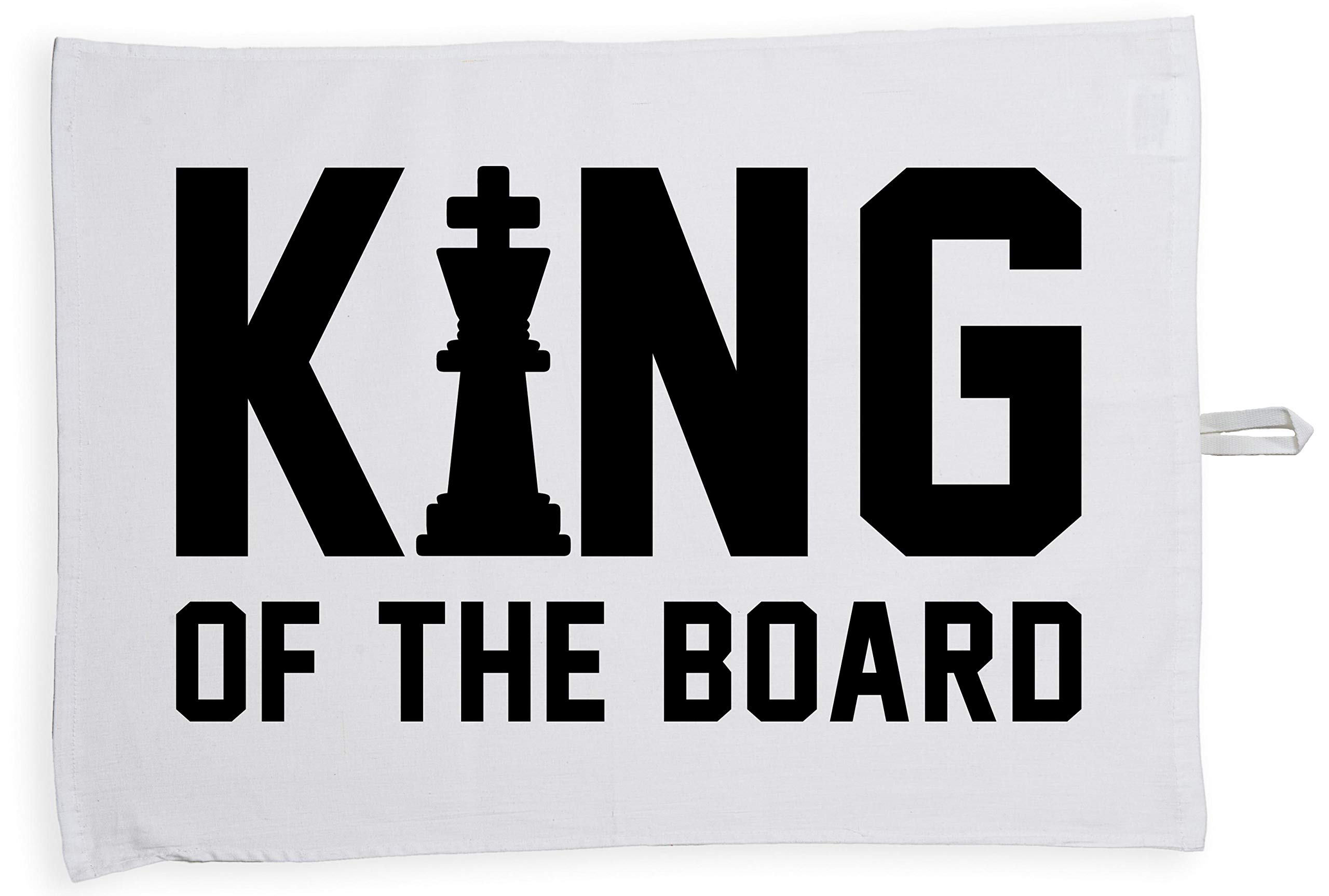 Hippowarehouse King of the board chess Tea Towel Eco Printed Dish Cloth Kitchen accessory 50cmx70cm 100% Cotton