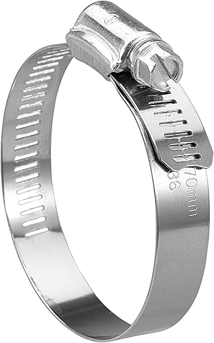 Caja de 10 abrazaderas para manguera KE36BX, de Koehler Enterprises, Plateado