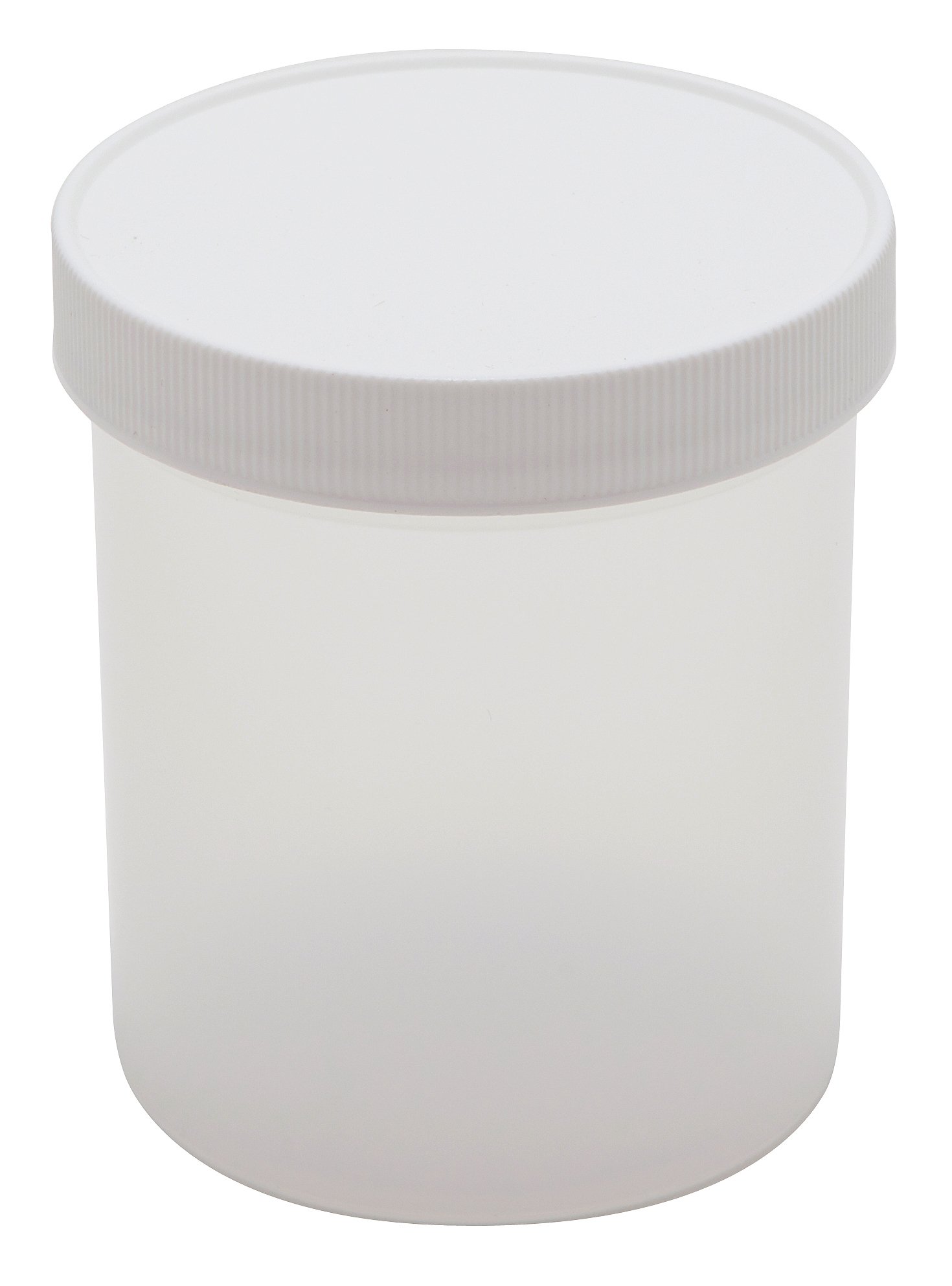 Dynalon 421155 Polypropylene 16oStraight z Sided Autoclavable Lab Storage Jar, with Screw Closure (Case of 24)