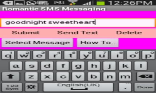 Romantic SMS Messaging – vue 4