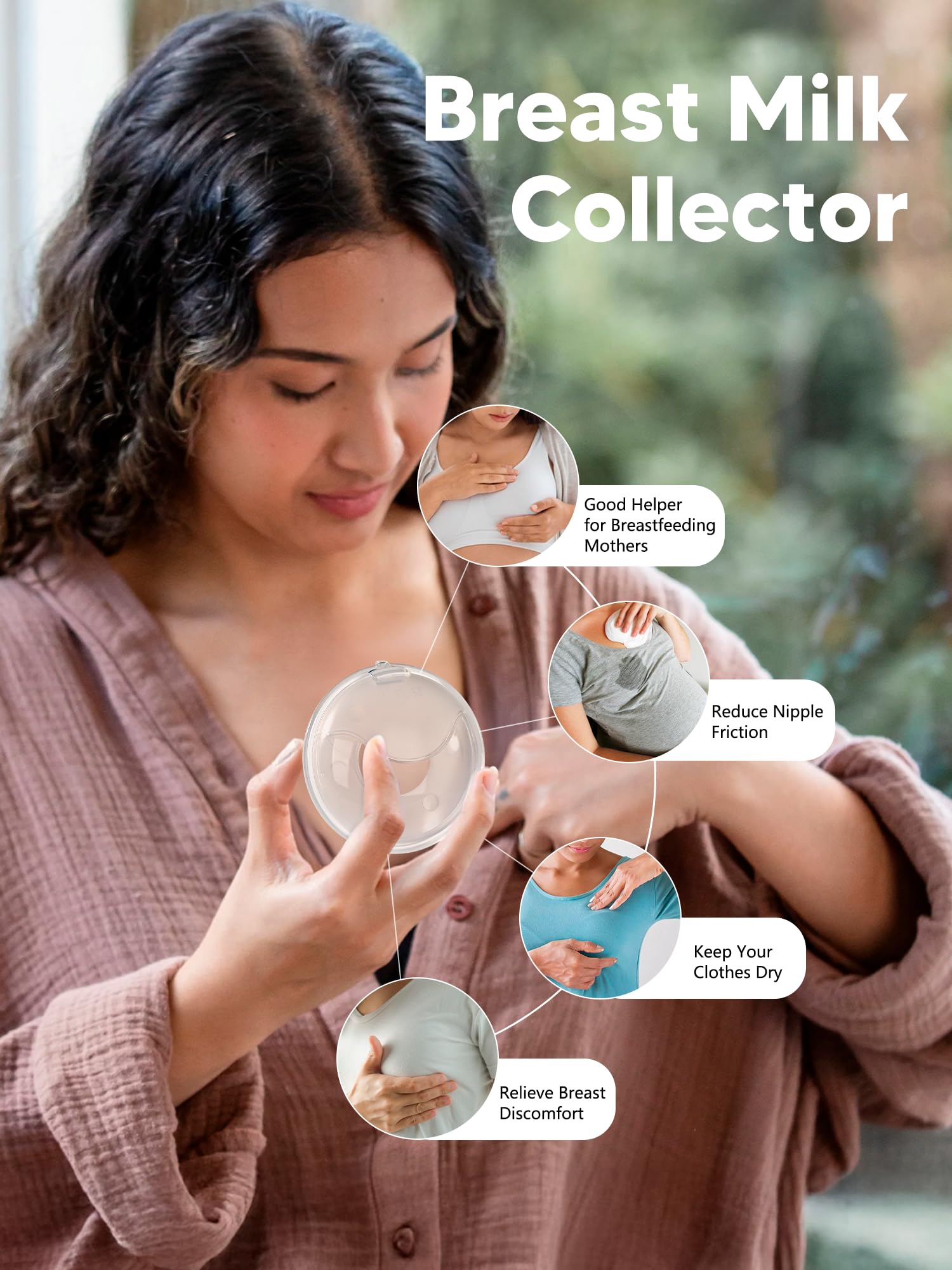 KooingTech Milk Collector Breastfeeding, Breast Milk Collector - Image 3