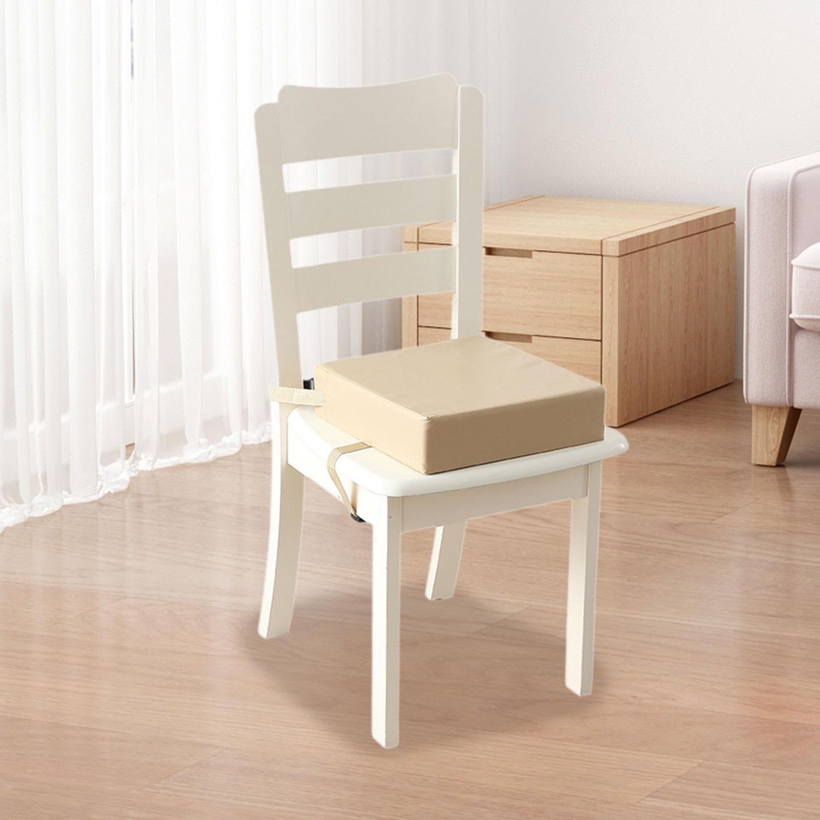 para Niños Pequeños, Elevador de Silla Infantil, Cojín Elevador para Mesa de Comedor, Cojín para Bebés Y Niños Pequeños, Caqui, Individual