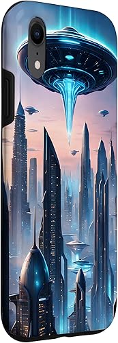 Vista 18 de iPhone 13 Pro Alien Abduction UFO Space Ship UAP Flying Saucer Case