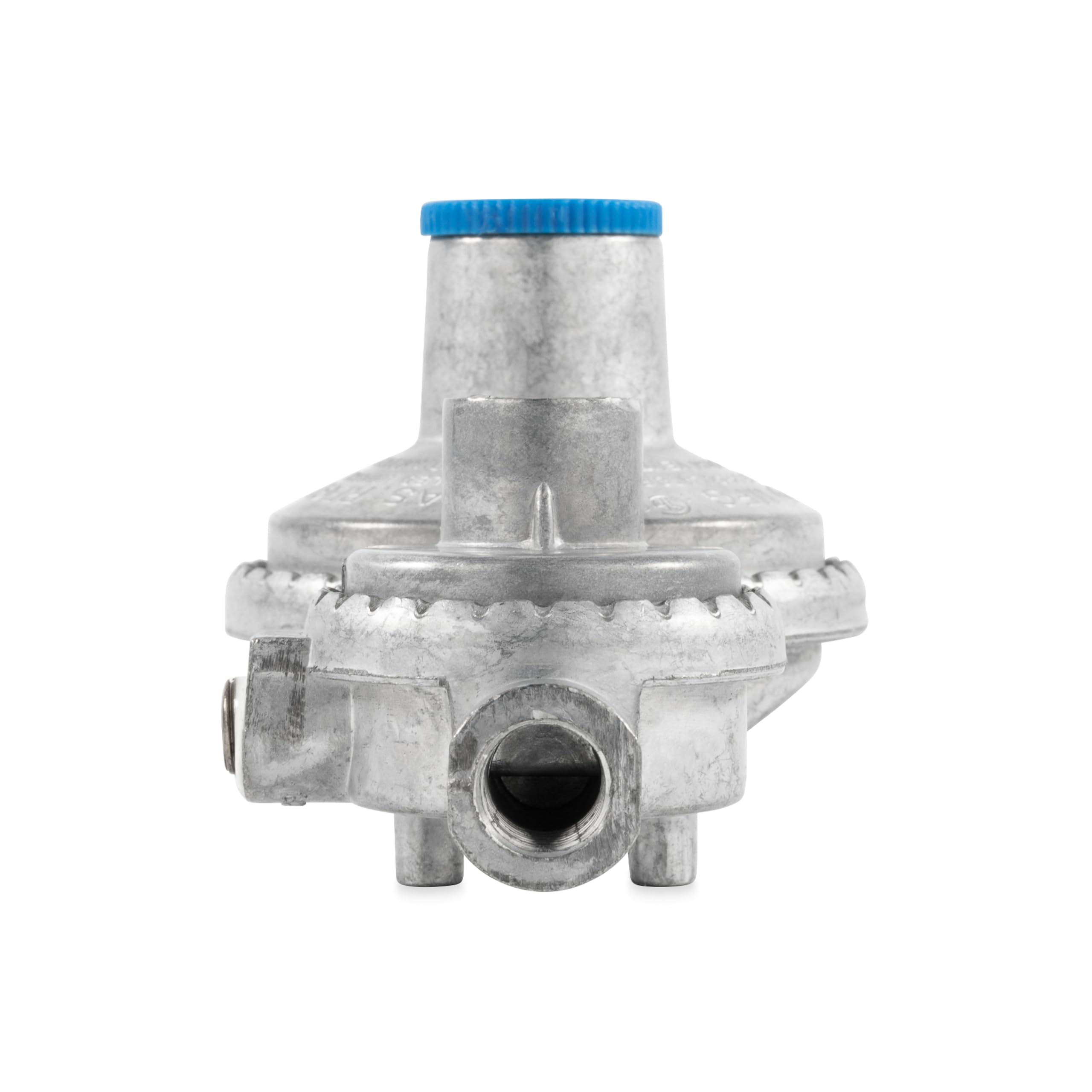 Camco 59313 Regulador Vertical de propano de Dos etapas, Gris