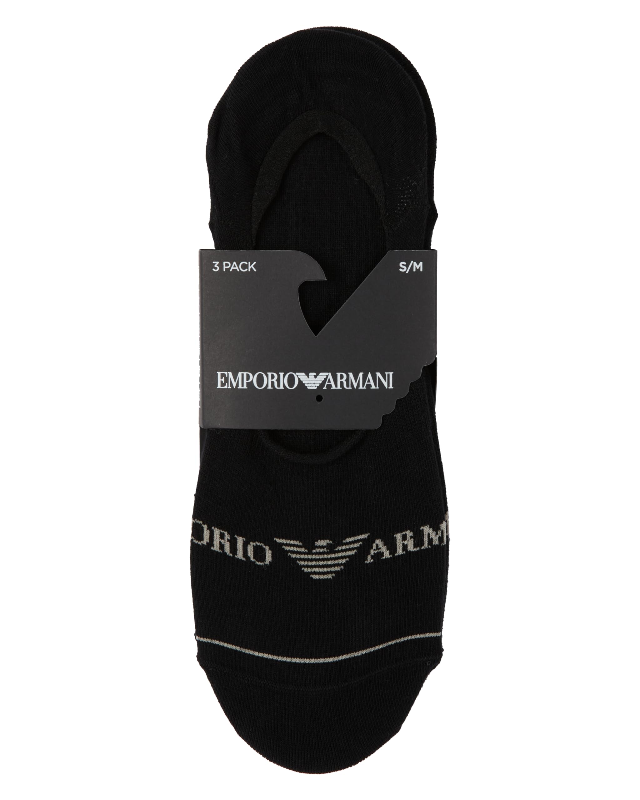 Emporio Armani Men's 3-Pack Invisible Socks
