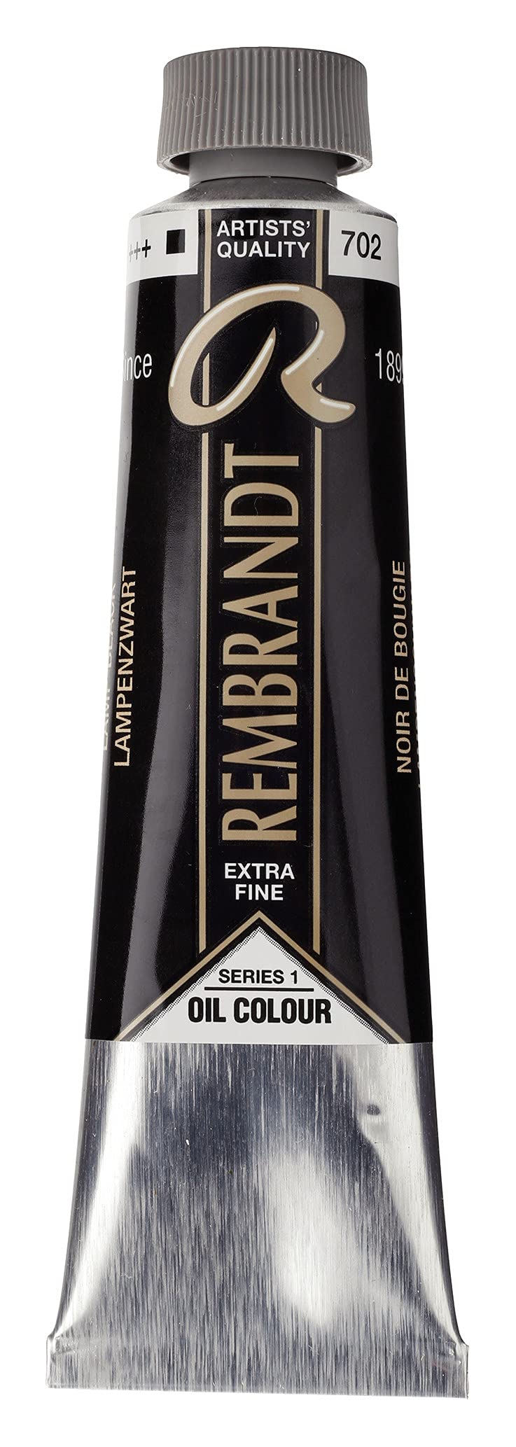Rembrandt Oil Colour Tube 40 ml Lamp black 702 (01057022)