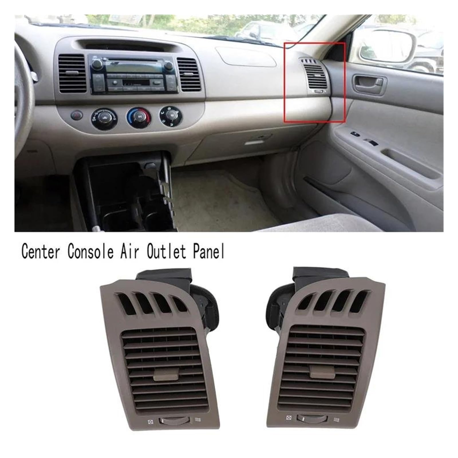 Przedni zestaw wentylacyjny do systemu klimatyzacji samochodu Toyota Camry XV30 (2001-2006).