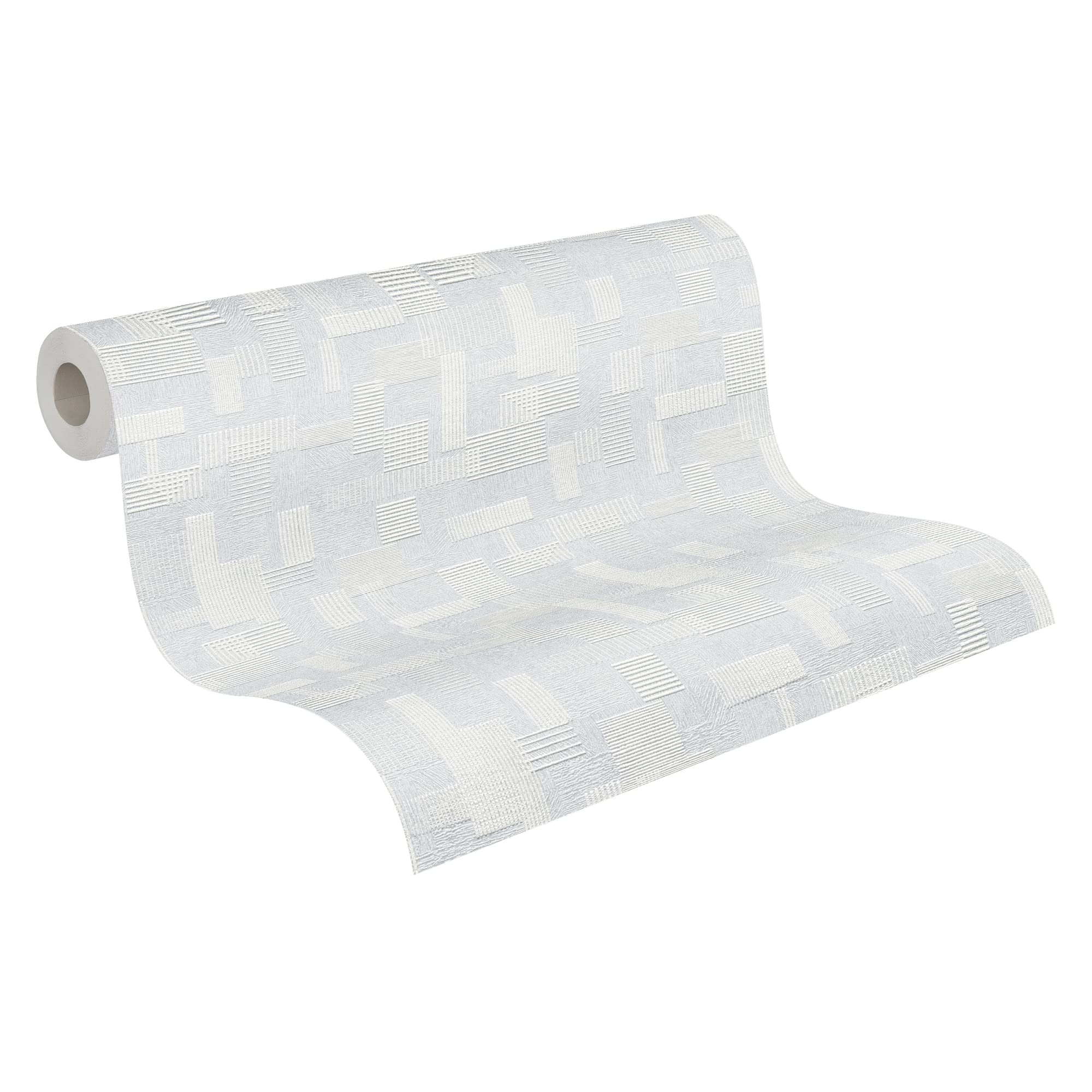 A.S. Création überstreichbare – Papel pintado pintado de 25,00 m x 1,06 m, fabricado en Alemania, color 262110 2621 – 10