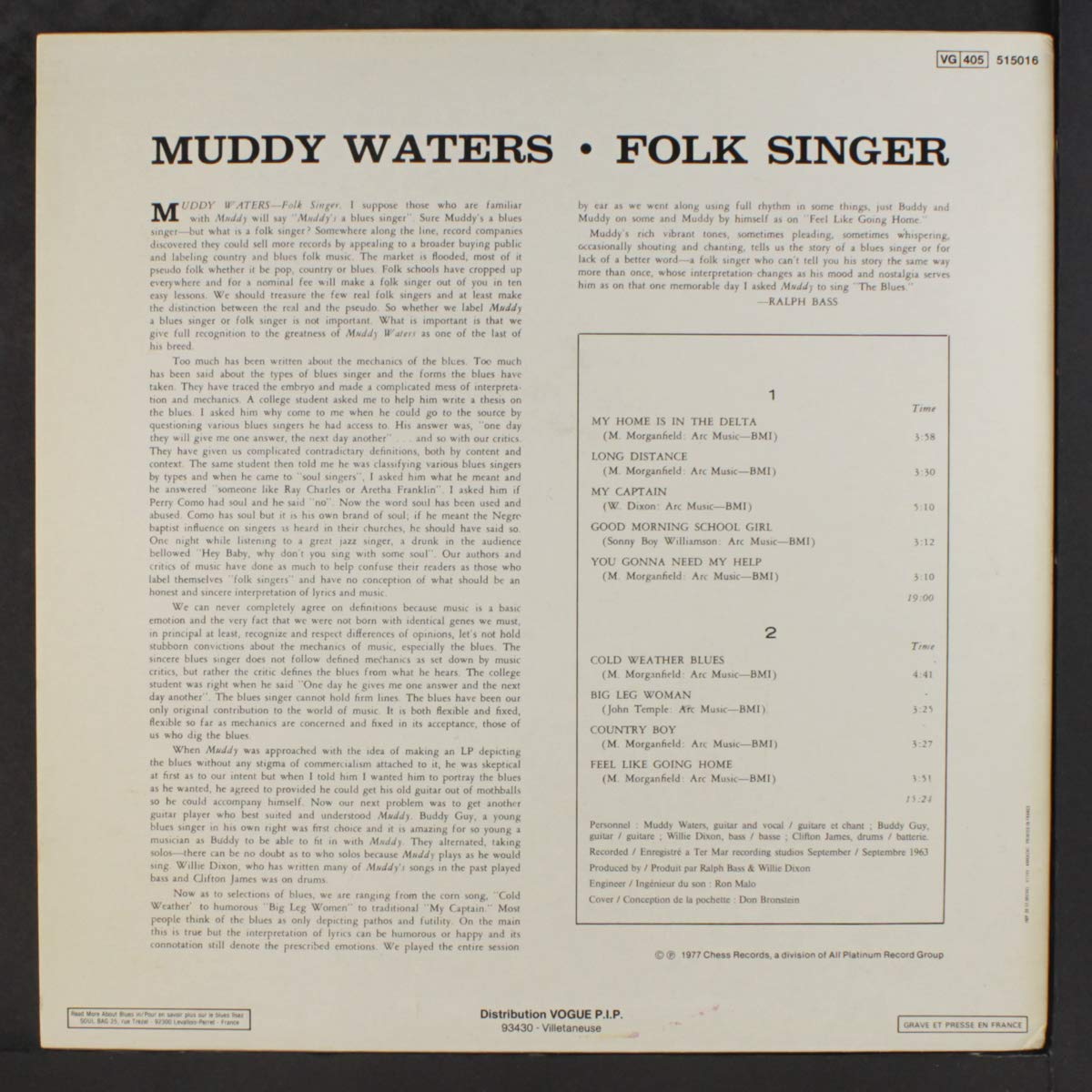 folk singer LP