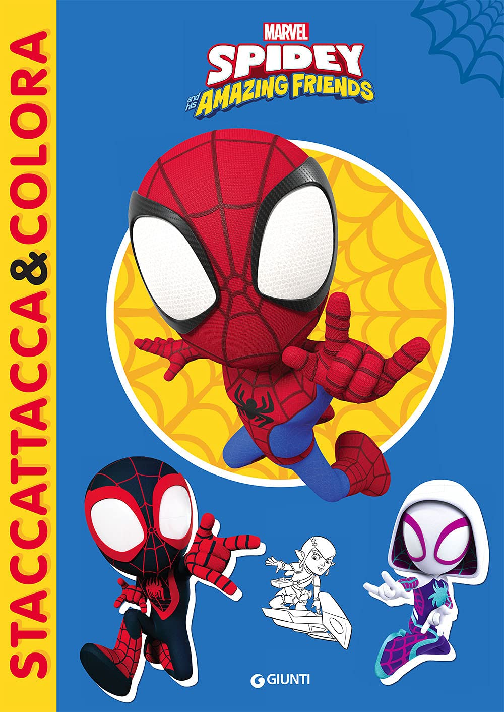 Spidey Staccattacca & Colora Con Adesivi Ediz Illustrata
