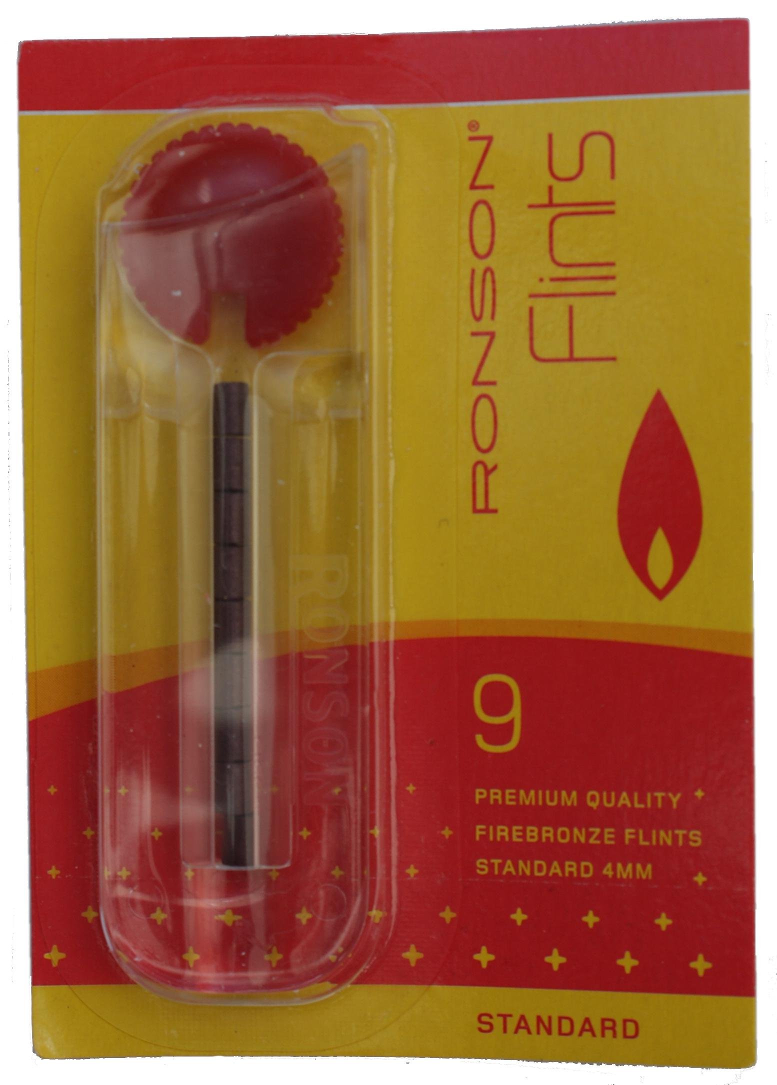 Ronson Firebronze Standard Lighter Flints packaging