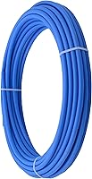 Vista 20 de SharkBite 1/2 pulgada x 100 pies azul PEX-B, tubería de agua flexible PEX para fontanería, U806B100