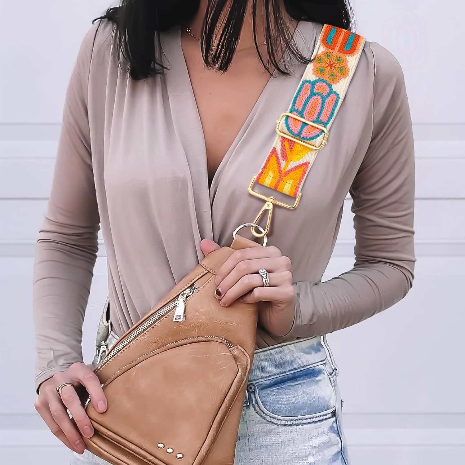 Purse Straps Replacement Crossbody Wide Bag Strap for Purses Adjustable Shoulder Straps for Women Bags - Image 5