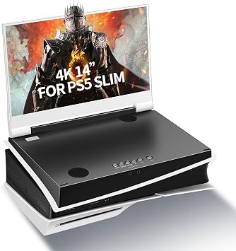 G-STORY 14" IPS 4K 60Hz Portable Gaming Monitor for PS5 Slim HDMI FreeSync
