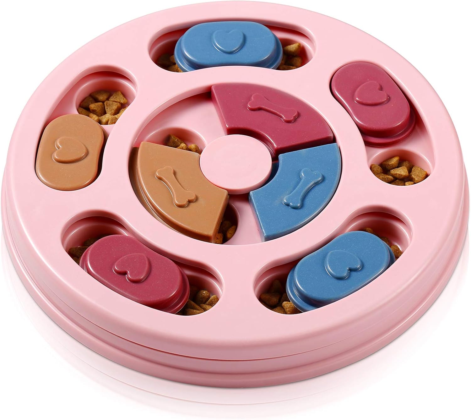 FASOON Interactive Dog Food Puzzle Toy Treat Dispensing