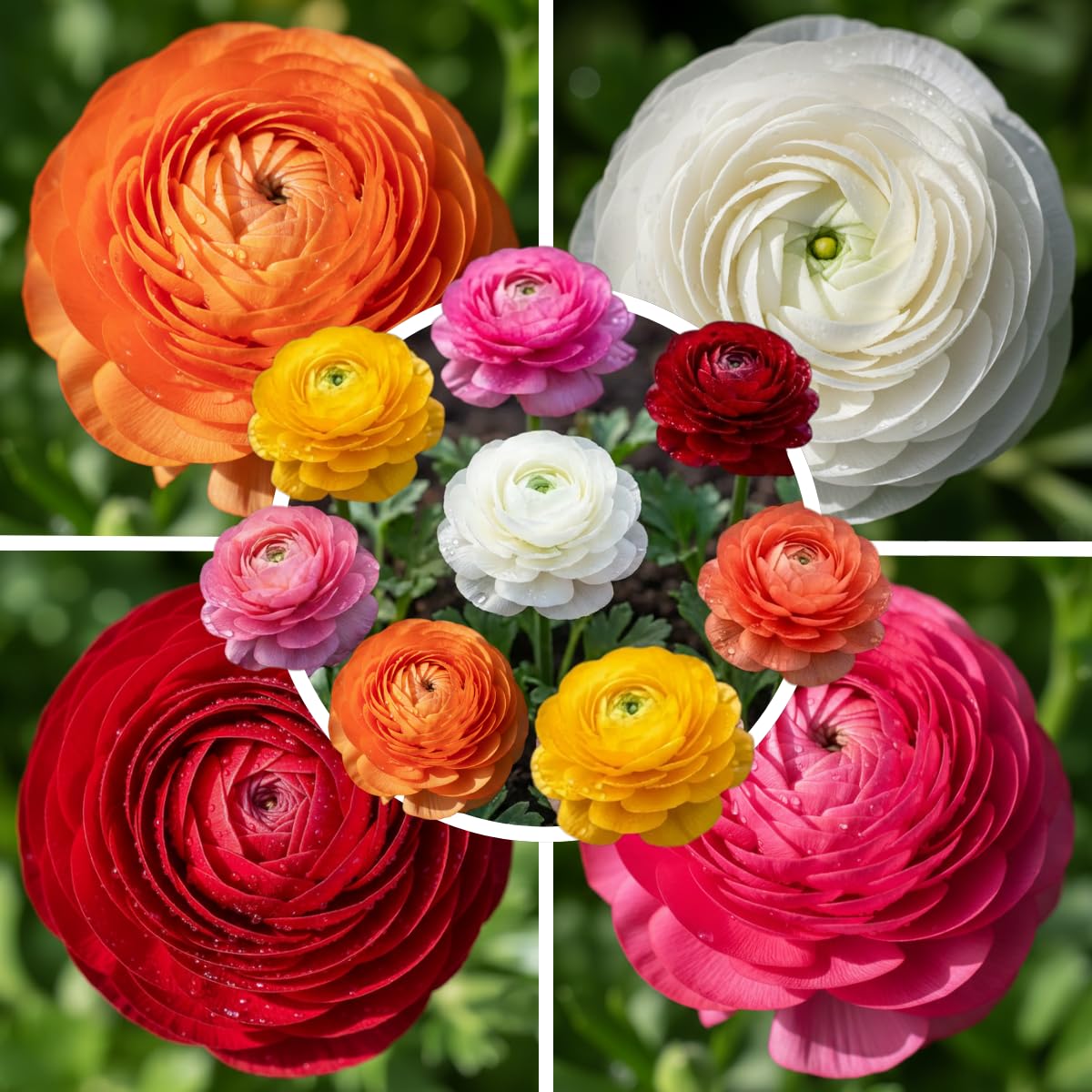 Blumenzwiebeln Gladiolen, Dahlien, Freesien, Liatris, Exklusive Mischung aus Holland, Mehrjährig Pflanzen für Garten