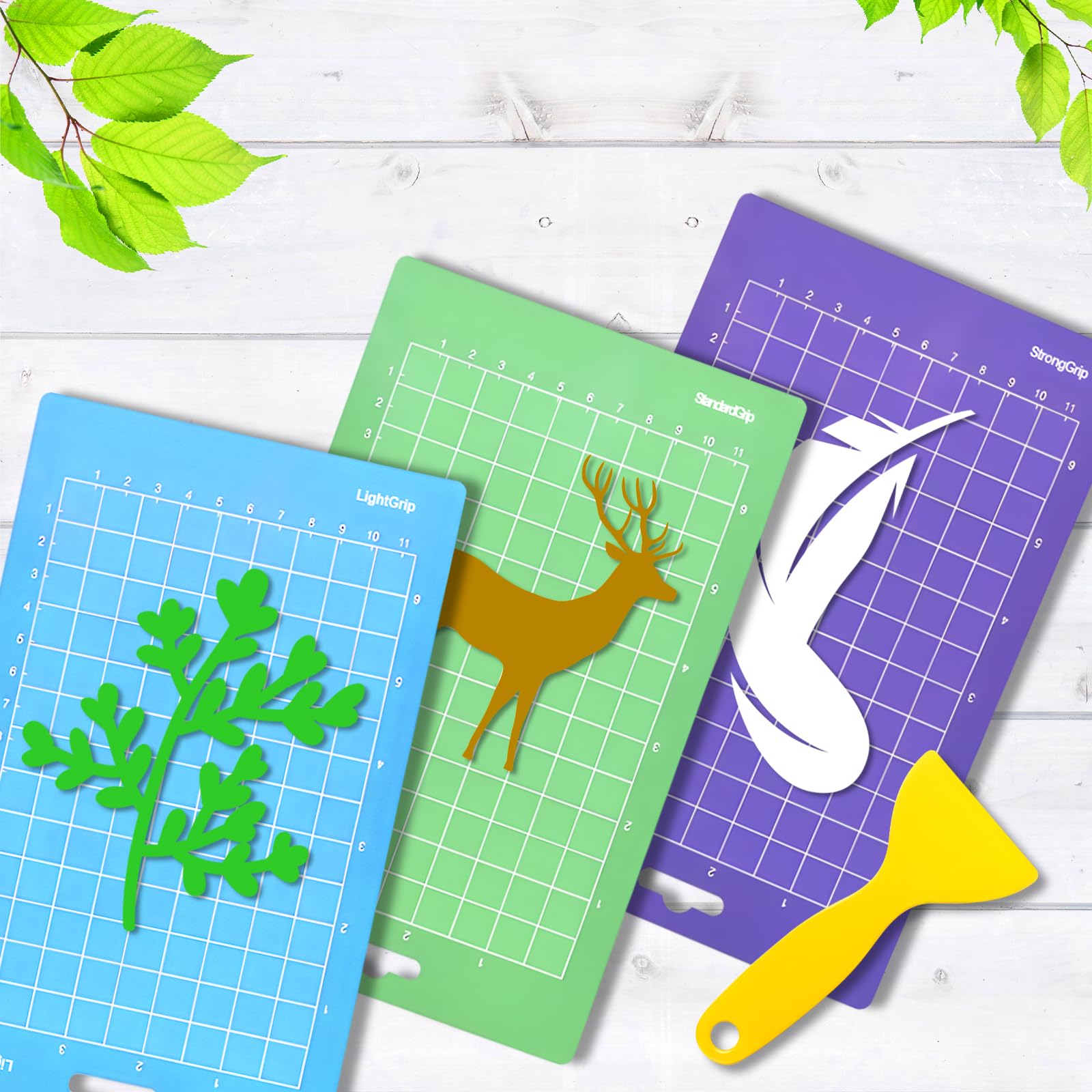 8 Stück Schneidematten Für Cricut Joy - Lightgrip, Standardgrip, Stronggrip