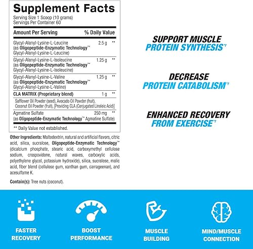 Miniatura 46 de BPI Sports Best BCAA péptidos aminoácidos de cadena ramificada, polvo energizante
