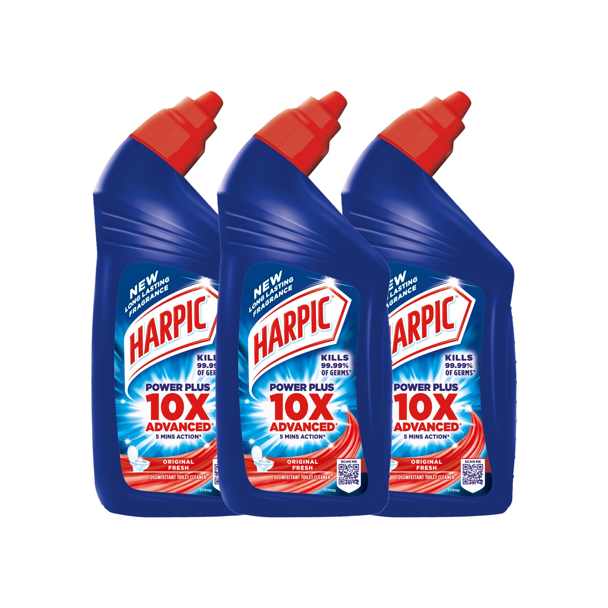 Harpic Powerplus Disinfectant Toilet Cleaner Liquid, Original - 500 ml (Pack of 3) (B078S68LYG) Amazon Price History, Amazon Price Tracker
