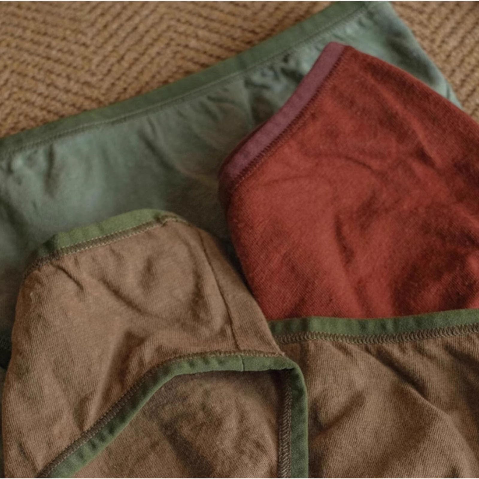 Confezione Da 1/2/3 Capi Di Biancheria Intima Da Donna In Cotone E Lino Con Tintura Vegetale Slip A Vita Media Freschi Slip Da Viaggio Per Tutti I Giorni