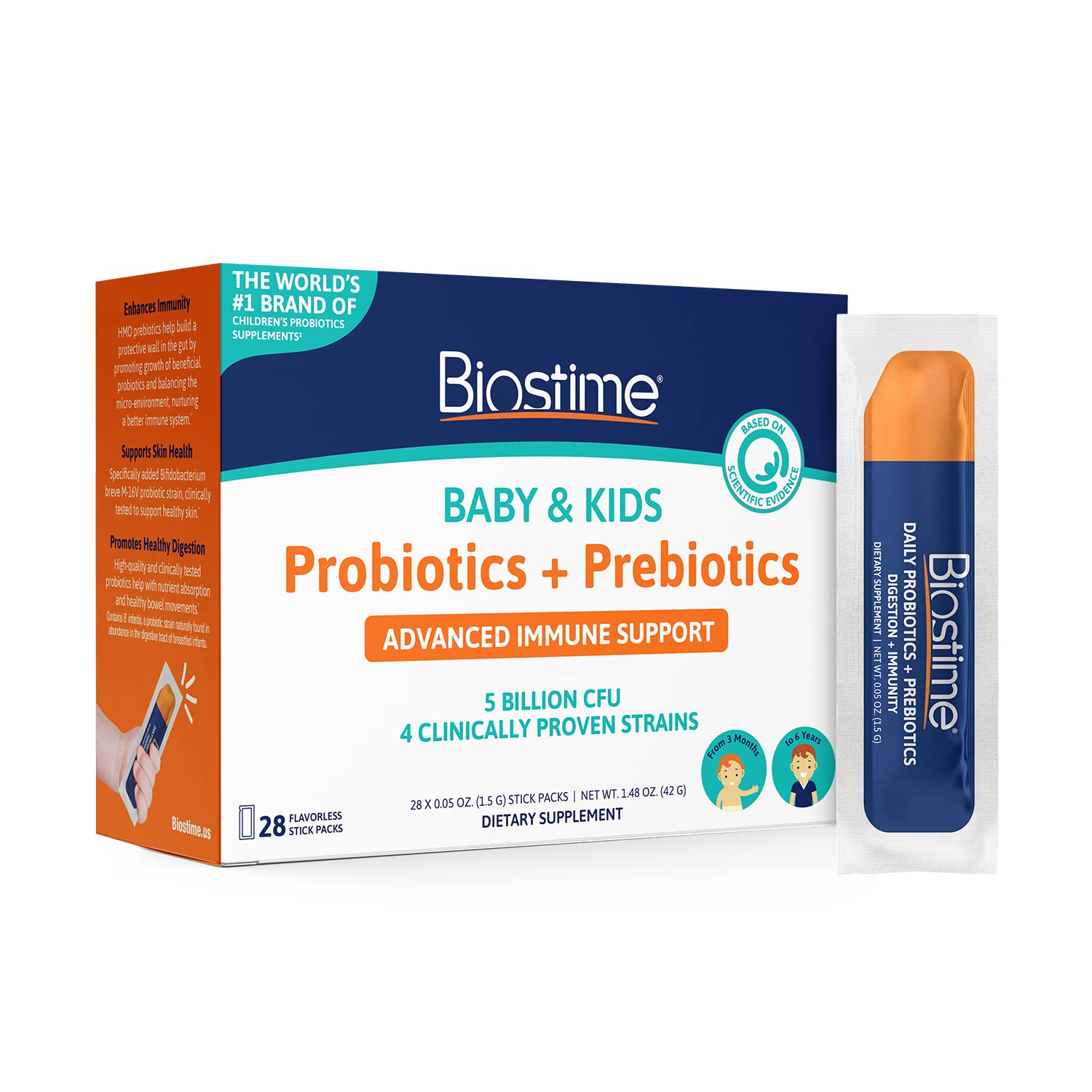 Buy Biostime Baby Probiotic for Kids with HMO & Prebiotic Fiber Kids
