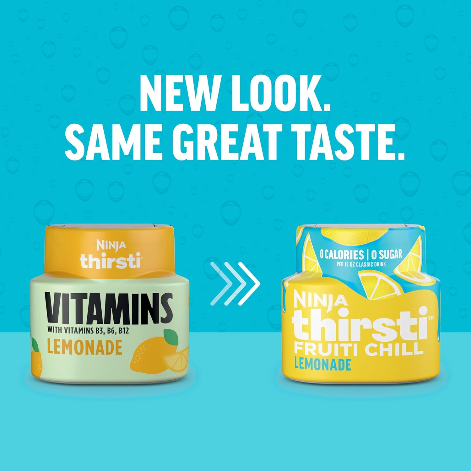 Ninja Thirsti Flavored Water Drops, FRUITI CHILL Lemonade, Bold Fruit Flavor, Sparkling or Still, Zero Calories, Zero Sugar, Makes 17, 12oz drinks, 3 Pack, WCFLMNDAM - Image 4