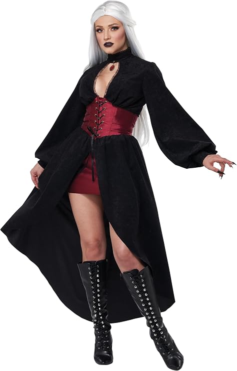 California Costumes, Vampire Corset Coat, Women's Costume