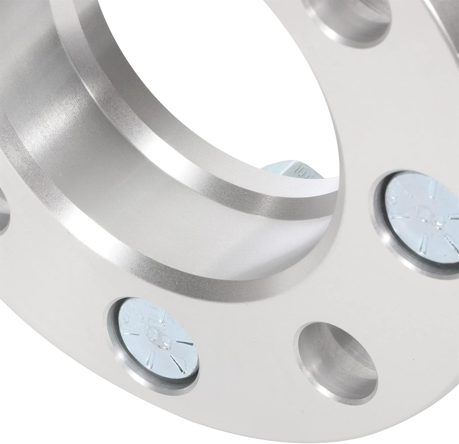 4x110 Hubcentric Wheel Spacers 1 inch Thick Hub Bore 74mm with 10x1.25 Studs Wheel Spacers Fit for Grizzly for Brute Force 750 2005-2011 - Silver 4 Lug Wheel Spacers 2Pcs