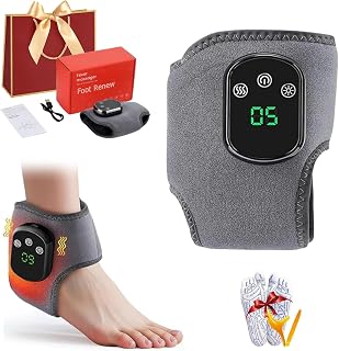 Foot Renew Triple Method Massager, Wireless Heated Ankle Wrap, Portable Footrenew Massager, Touch Screen, Boosts Circulation, Chronic Footpain (1 pcs)