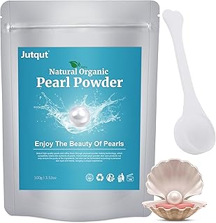 Freshwater Pearl Powder Organic, 100g100% Natural Pearl Powder,DIY Skincare -DIY Antioxidant, Deep Cleansing, Pore-Shrinking,