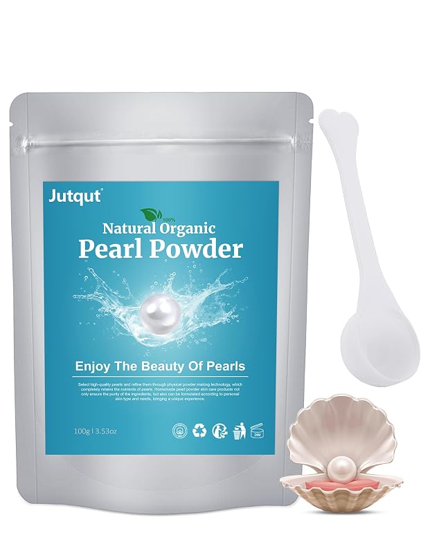 Pó de pérola de água doce Jutqut para uso cosmético, 100 g