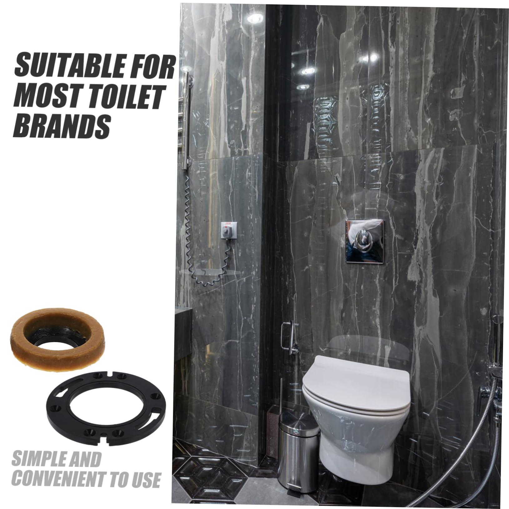 Wc Wc-dichtungsring Wc-flansch für Badezimmer Wc Wc-flansch Wc-dichtungsring Dichtung für Installationsset
