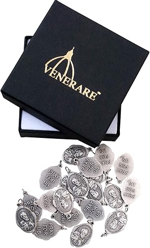 Miniatura 2 de Medalla a Granel Lote de 20 Colgante de Santo de Metal (San Pedro), Metal