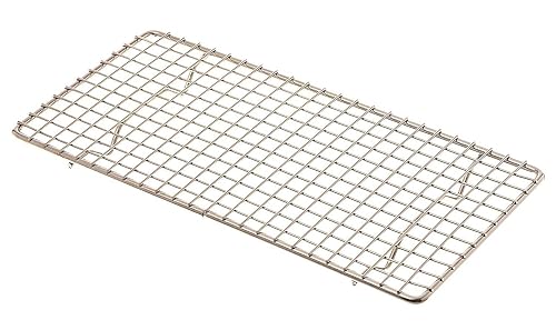 Update International 5' x 10' Rectangular Chrome-Plated Wire Pan Grate