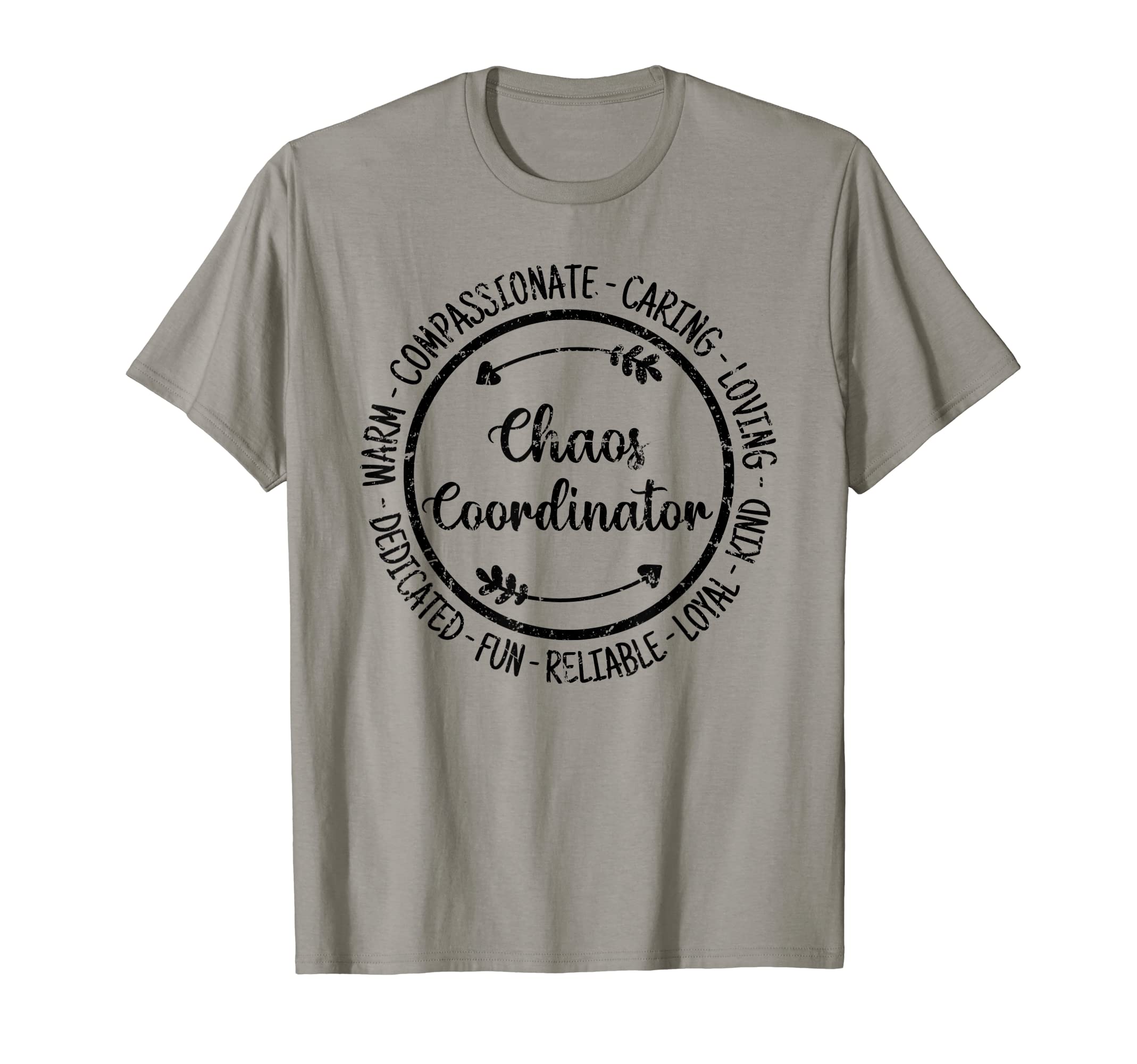 Chaos Coordinator Admin Office Squad Team Vintage Distressed T-Shirt
