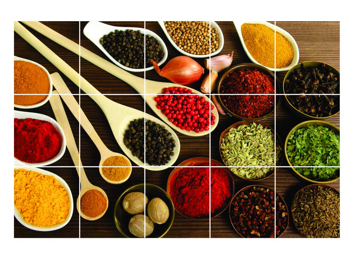KREEPO Spices and Herbs Kitchen Wall Stickers Home Water Proof Oil Proof Heat Resistant Wallpaper Kitchen Wall Sticker Coverings Area Dinning Home Décor (L X H 60cm X 91cm) (B099239MGZ) Amazon Price History, Amazon Price Tracker