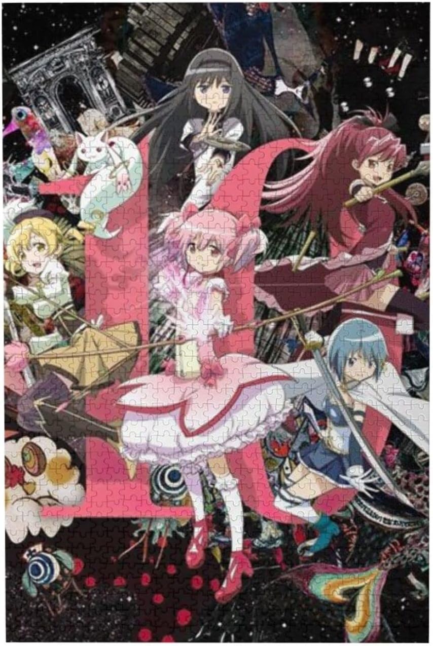 魔法少女まどかマギカ 1000ピース ジグソーパズル キャラクター アニメパターン 萌えグッズ大人用 木製 ター