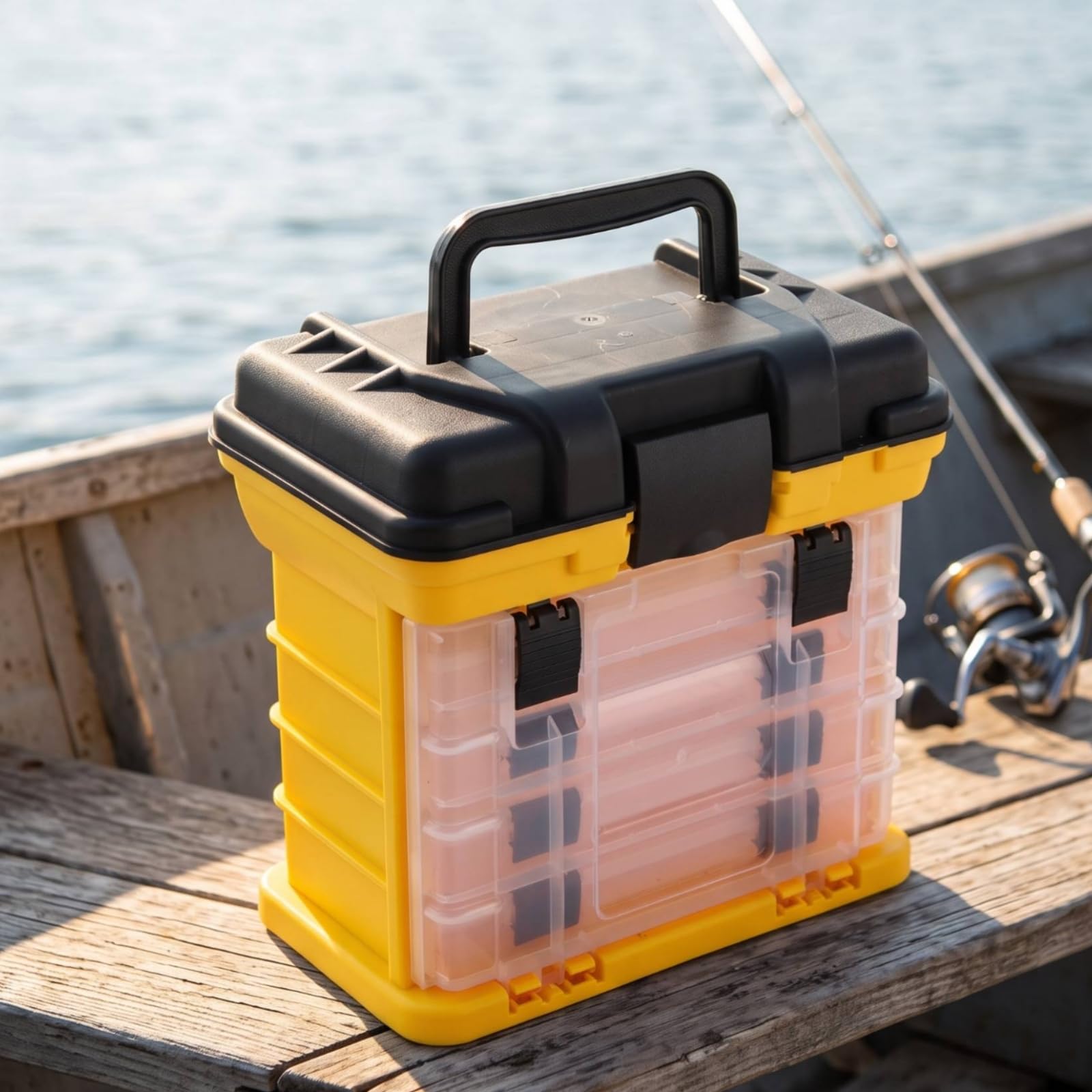 Tragbar Tackle Box mit Schubladen, Color to 2