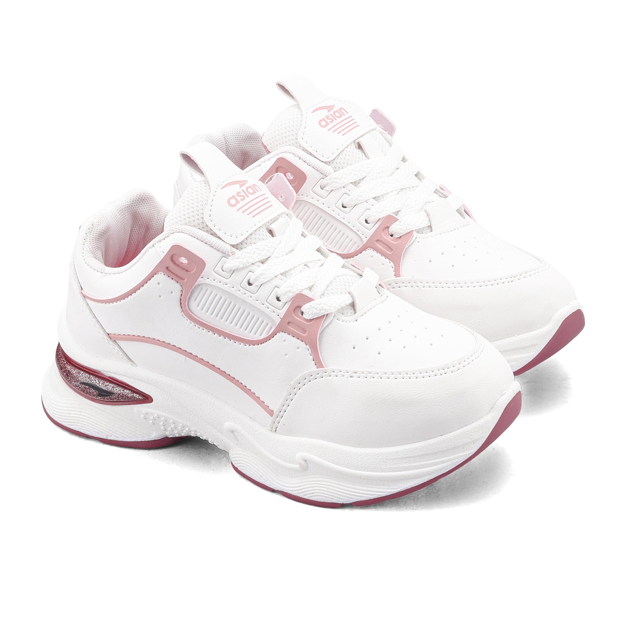 asian Women AROMA-05 Running and Casual wear Running Shoes with Laces, Lightweight and Comfortable Shoes Gym and Sports Shoes for Women & Girls with Stylish Design-picture-37