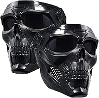 Vista 13 de Máscara facial de motocicleta de cara completa, gafas de bicicleta de tierra motocross, ATV, todoterreno, gafas de conducción y carreras