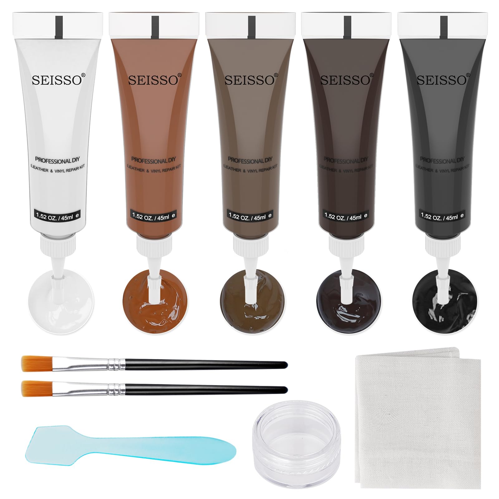 Amazon.co.jp: SEISSO 革 補修 クリーム キズ補修・補色用クリーム