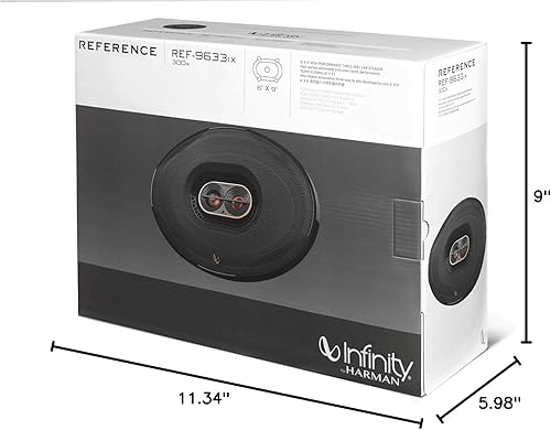 Miniatura 8 de Infinity Referencia REF-9633IX Altavoces de audio para coche de tres vías de 6 x 9 pulgadas